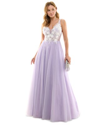 macys purple dresses